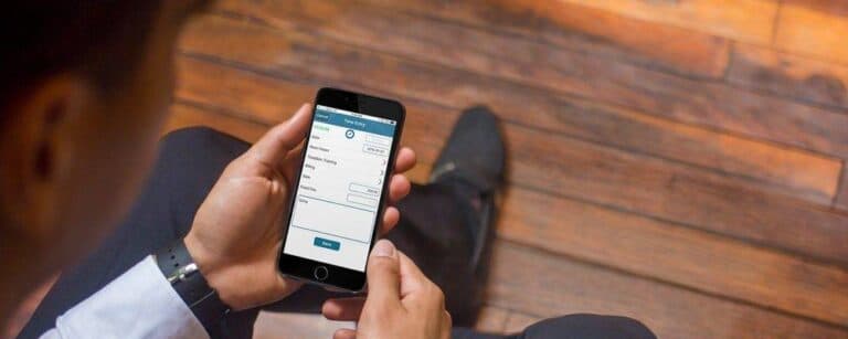 Using an iPhone to access TimeSolv