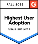 G2 Highest User Adoption Small Business