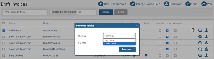 Download Firm Client View